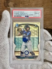 Marketplace image: Gabriel Gonzalez 2023 Bowman 1st Chrome Superfractor 1/1 PSA 10 Minnesota Twins