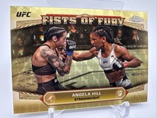 Marketplace image: Angela Hill 2024 Chrome Fists of Fury Superfractor 1/1 UFC- 4839