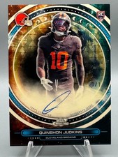 Marketplace image: 2025 Topps Cosmic Chrome Quinshon Judkins Equinox Auto Superfractor 1/1 RC Brown