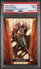 Marketplace image: 2023 Shawn Kemp Supersonics 1/1 PSA 9 Topps Finest Superfractor Showstopper SS19
