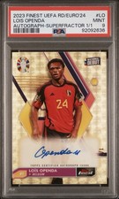 Marketplace image: Lois Openda Best Card Topps Finest Euro 2024 Superfractor 1/1 Auto PSA 9 READ
