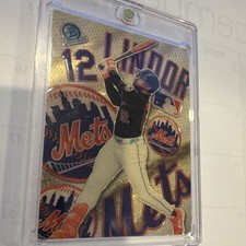 Marketplace image: 1/1!!!! Topps Bowman Chrome 2026 Francisco Lindor Patchwork Superfractor P-6