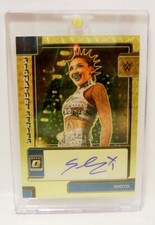 Marketplace image: SHOTZI 1/1 AUTO SIGNATURES OPTIC GOLD SUPER FRACTOR WWE CHRONICLES PANINI 2023
