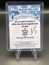 Marketplace image: 2026 Topps Cosmic Chrome Milky Way Marks Superfractor  “The Rock” Redemption 1/1