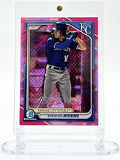 Marketplace image: 2023 Bowman Chrome Spencer Nivens Fuchsia Superfractor 1/1 Royals