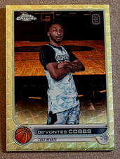 Marketplace image: 2022-23 Topps Chrome Overtime Elite OTE #4 De'Vontes Cobbs Superfractor 1/1 Made