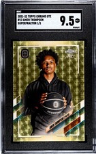 Marketplace image: 2021-22 TOPPS CHROME OVERTIME OTE #12 AMEN THOMPSON RC SUPERFRACTOR 1/1  SGC 9.5