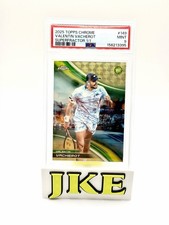 Marketplace image: 2025 Topps Chrome Tennis Valentin Vacherot Superfractor (RC) 1/1 PSA 9