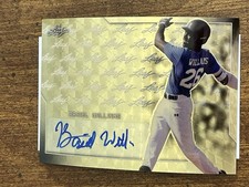 Marketplace image: BASIEL WILLIAMS 2017 LEAF PERFECT GAME GOLD AUTO SUPERFRACTOR #1/1 NICHOLLS ST