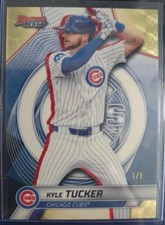 Marketplace image: 2025 Bowmans Best Kyle Tucker Chicago Cubs Superfractor #1/1