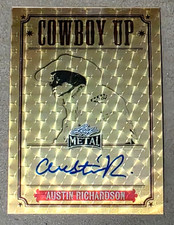 Marketplace image: 2024 Leaf Metal PBR Austin Richardson Cowboy Up Superfractor Auto 1/1 Made