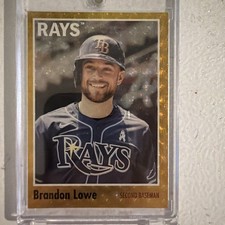 Marketplace image: 2024 Topps Hertitage SUPERFRACTOR 1/1 BRANDON LOWE Tampa Bay Rays