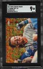 Marketplace image: 2023 Topps Chrome Update Bobby Witt Jr. Celebracion Superfractor 1/1 SGC 9