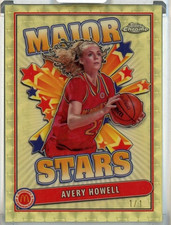 Marketplace image: Avery Howell 2024 Topps Chrome McDonald's All American Superfractor #SESAVH 1/1