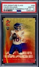 Marketplace image: 🔥🔥2024 After Image. Caleb Williams. 1/1 SUPERFRACTOR. RC. Rookie. PSA 10🔥🔥
