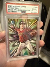 Marketplace image: 2023 Bowman Draft Mood Ring  Superfractor 1/1 Tommy Troy #mr-7 PSA 10 🔥 Arizona