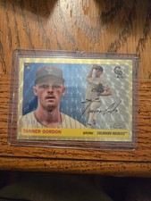 Marketplace image: 2025 Topps Chrome Platinum Tanner Gordon Rookie Card 1 Of 1 Superfractor
