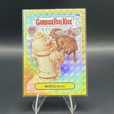 Marketplace image: Garbage Pail Kids Chrome Doug Plug 84b 40th Anniversary SUPERFRACTOR 1/1