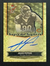 Marketplace image: 1/1 JULIUS PEPPERS SUPERFRACTOR AUTO ONCARD AUTOGRAPH 2025 TOPPS SIGNATURE CLASS
