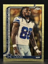 Marketplace image: 2025 Topps Chrome Dallas Cowboys WR Ceedee Lamb Variation Superfractor 1/1