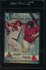 Marketplace image: NOLAN GORMAN TRISTON CASAS 2018 Bowman Chrome SUPERFRACTOR Recommended Viewing