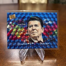 Marketplace image: 2021 Ronald Reagan Pieces of  the Past Case Hit 1/1 Blue Superfractor