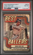 Marketplace image: 2024 Bowman's Best - Best Ballers Jung-Hoo Lee #BB-29 1/1 SUPERFRACTOR