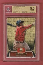 Marketplace image: TELVIN NASH 2012 BOWMAN PLATINUM RC SUPER FRACTOR # 1 / 1 BGS 9.5 ASTROS 1 OF 1