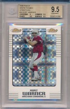 Marketplace image: 🔥🔥🔥KURT WARNER 2006 Topps FINEST Xfractor ‘Superfractor’ 1/1 BGS 9.5🔥🔥🔥