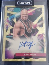Marketplace image: 2026 Topps Chrome Cosmic WWE Kurt Angle Superfractor Auto 1/1