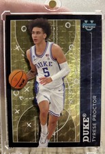 Marketplace image: 2024 Bowman Chrome U TYRESE PROCTOR #PP-6 Gold 1/1 Duke SSP Super Fractor