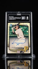 Marketplace image: 2025 Bowman Chrome Will Taylor #CPA-WT 1st Prospect Auto Superfractor 1/1