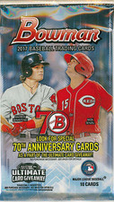 Marketplace image: 2017 Bowman w/ Chrome Guaranteed (1/1 Superfractor) Hot Pack