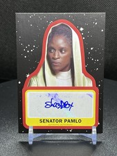 Marketplace image: 2017 Star Wars Topps Senator Pamlo 1/1 Auto Sharon Duncan-Brewster Superfractor