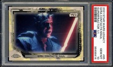 Marketplace image: 2021 TOPPS CHROME STAR WARS LEGACY QI'RA CONTACTS MAUL SUPERFRACTOR 1/1 PSA 10
