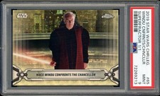 Marketplace image: 2019 TOPPS CHROME STAR WARS LEGACY #65 SIDIOUS VS WINDU SUPERFRACTOR 1/1 PSA 9