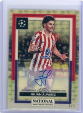 Marketplace image: 2026 Topps Chrome National NSCC UEFA Superfractor Julian Alvarez #SC-28 1/1 Auto