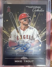 Marketplace image: Topps The National Collection Mike Trout Superfractor Auto NC-25  1/1 SSP RARE