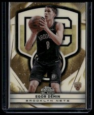Marketplace image: Topps Chrome Black Egor Dëmin Rookie Design Variation SuperFractor 1/1