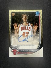 Marketplace image: 2025-26 Bowman - Autographs Lachlan Olbrich #RVA-LO Superfractor 1/1 Auto