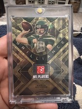 Marketplace image: 2023 Spectra Football Aaron Rodgers 1/1 Laundry Tag Superfractor Brilliance Jets