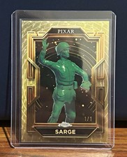 Marketplace image: Disney Pixar Gold Toy Story Sarge #9 Superfractor 1/1 (2025)