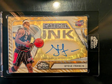 Marketplace image: 2025-26 Topps Chrome Black Carbon Ink Steve Francis Superfractor #CI-SF 1/1