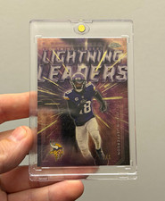 Marketplace image: 2025 Topps Chrome Lightning Leaders Justin Jefferson LL-12 Superfractor 1/1