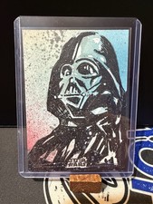 Marketplace image: 2026 Topps Chrome Star Wars Darth Vader Sketch Card Zach Woolsey Auto 1/1