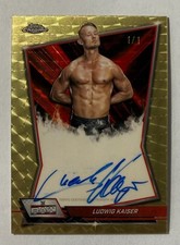 Marketplace image: 2026 Topps Chrome WWE Ludwig Kaiser SuperFractor Raw Brand Auto 1/1 #RBA-LUD