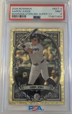 Marketplace image: 2026 Bowman Chrome Sterling Aaron Judge #BST-4 SUPERFRACTOR 1/1 NY Yankees