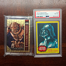 Marketplace image: Star Wars 2-Card Super Lot 1977 Darth Vader PSA 8 & Grievous Superfractor🔥🔥
