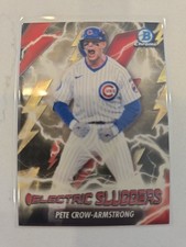 Marketplace image: 2026 Bowman - Electric Sluggers Pete Crow-Armstrong Superfractor 1/1 Cubs MVP?