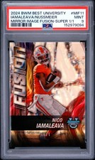 Marketplace image: 2024 SUPERFRACTOR 1/1 #MIF11 GARRETT NUSSMEIER/NICO IAMALEAVA 1/1 PSA 9